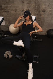 Black Pure Form Jumpsuit