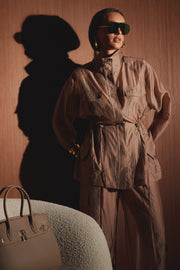 Mauve Explorer Sheer Jacket