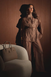 Mauve Explorer Sheer Jacket