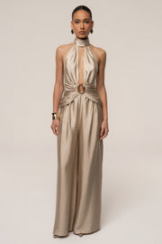Gold Accent Jumpsuit