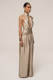 Gold Accent Jumpsuit