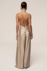 Gold Accent Jumpsuit