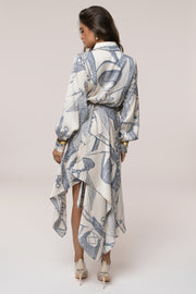 Ivory Print Ameena Print Skirt Set