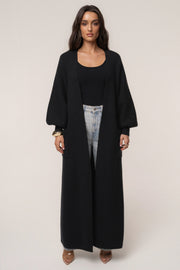 Black Soft Embrace Cardigan