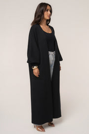 Black Soft Embrace Cardigan