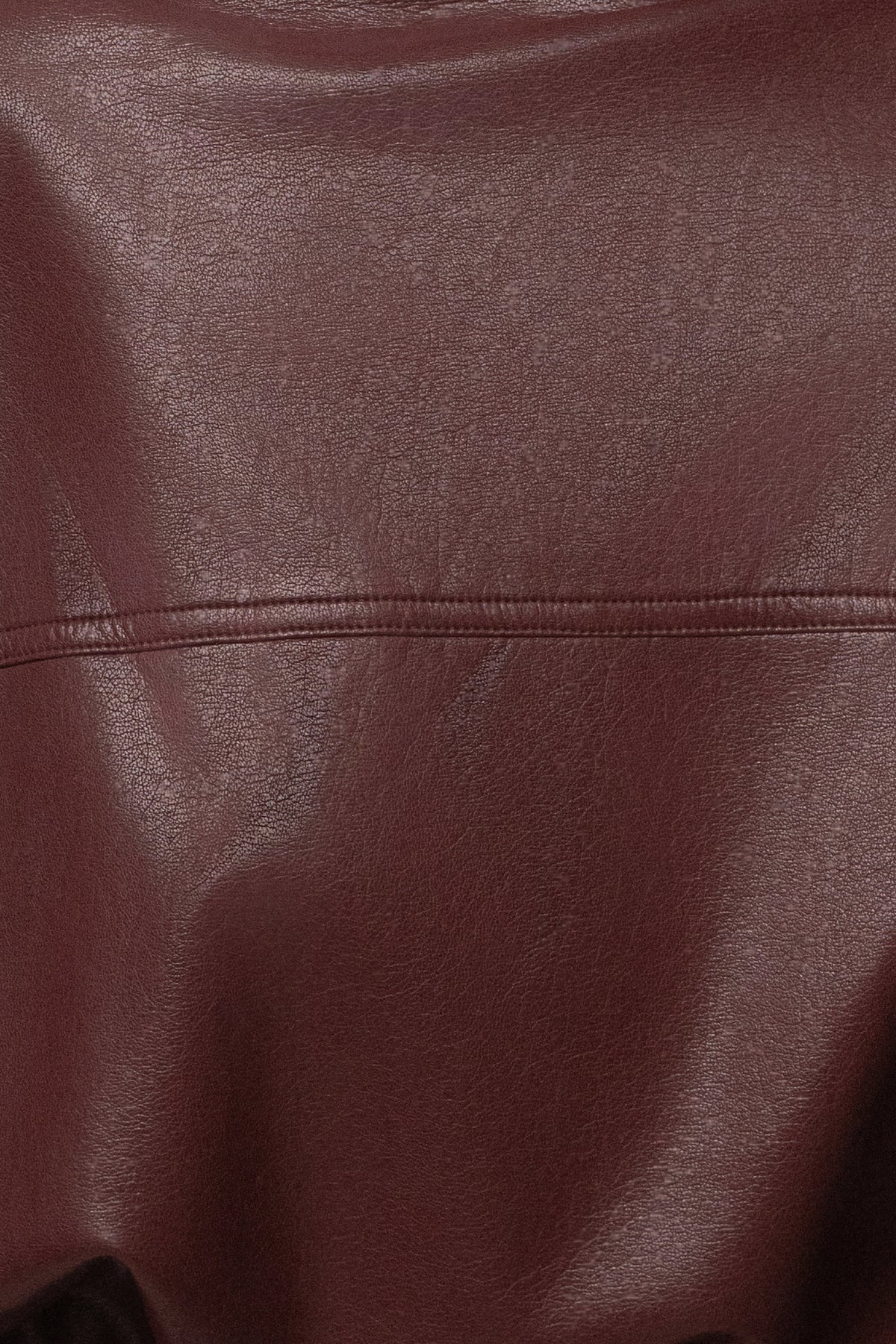 Burgundy Unstoppable PU Leather Bodysuit