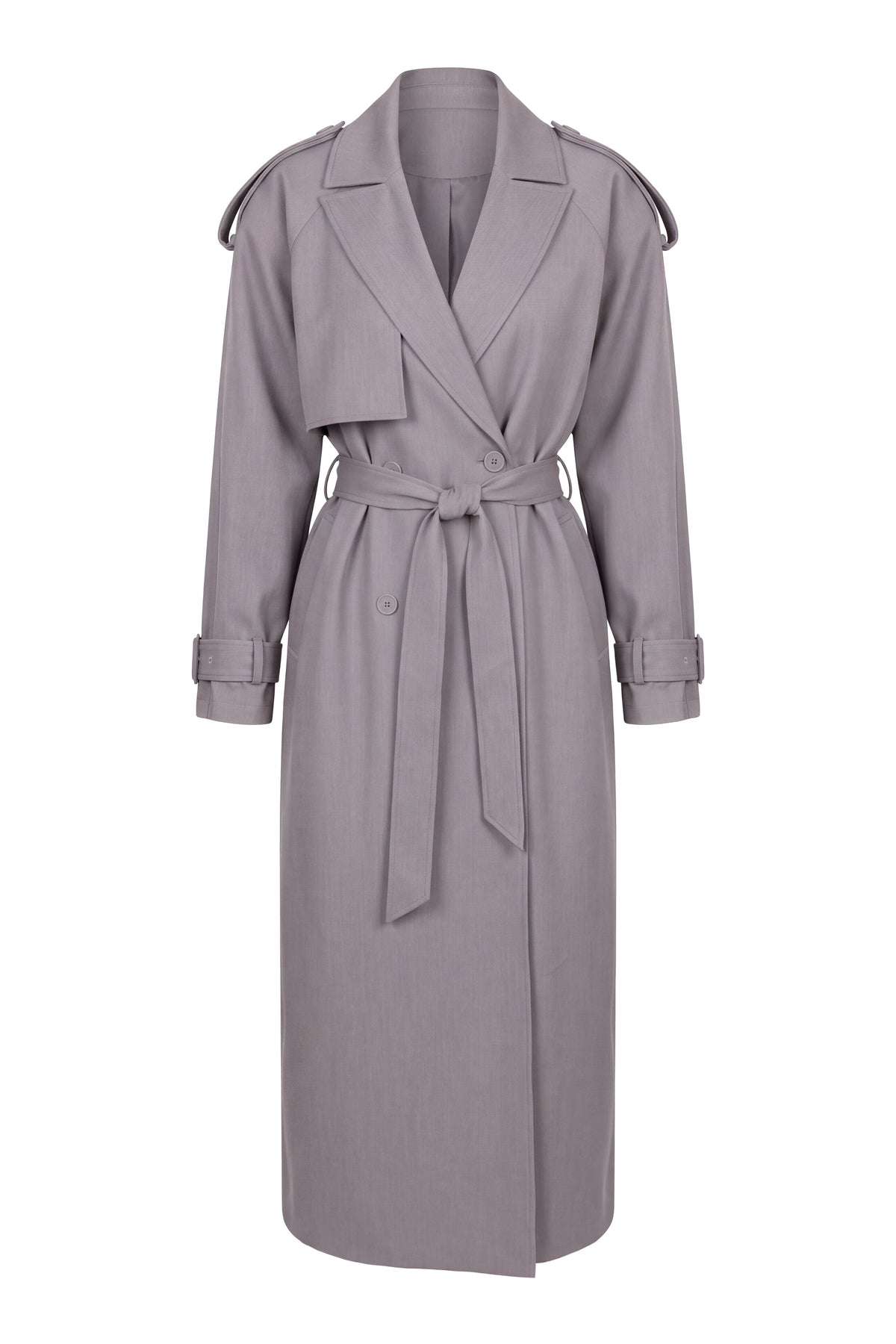Grey The Icon Trench Coat