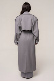 Grey The Icon Trench Coat
