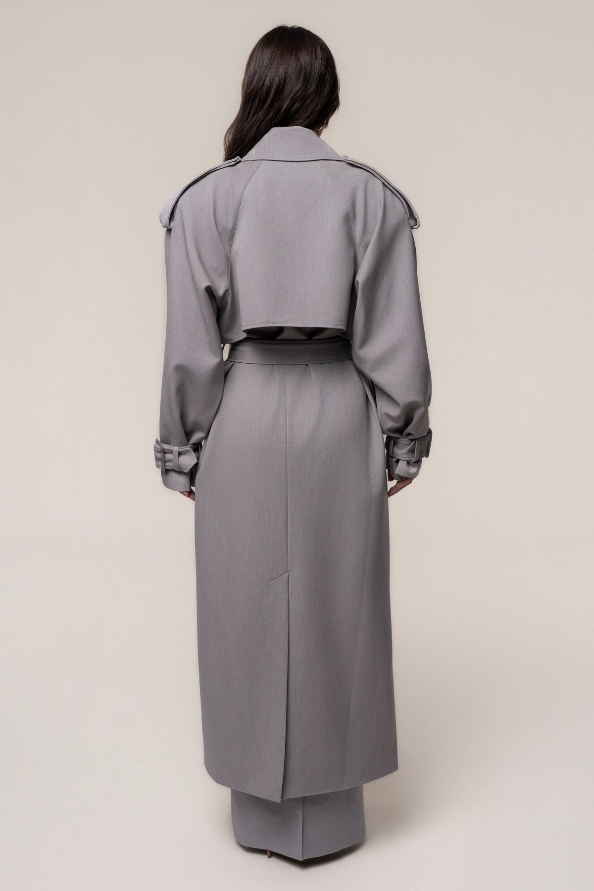Grey The Icon Trench Coat