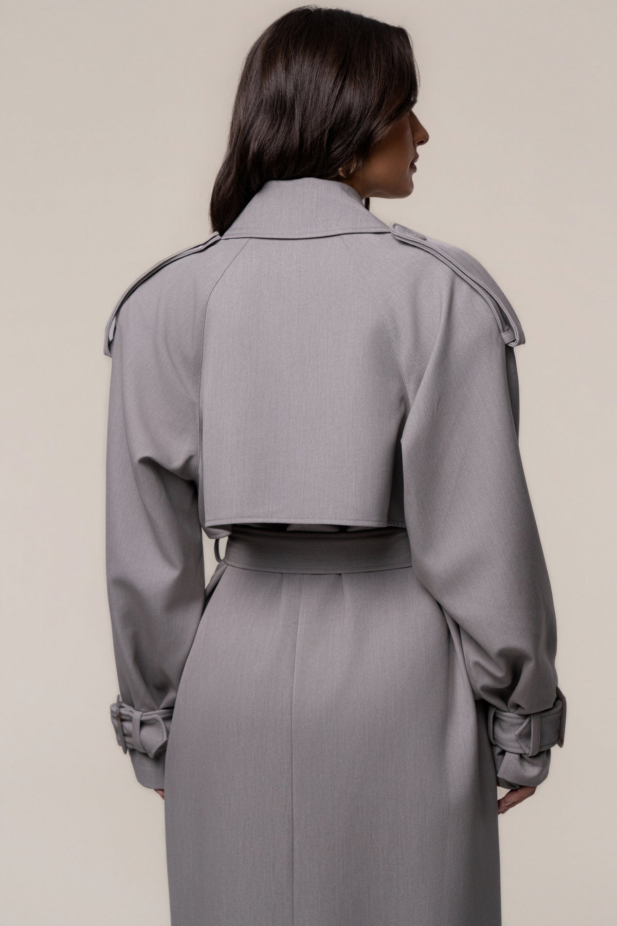 Grey The Icon Trench Coat