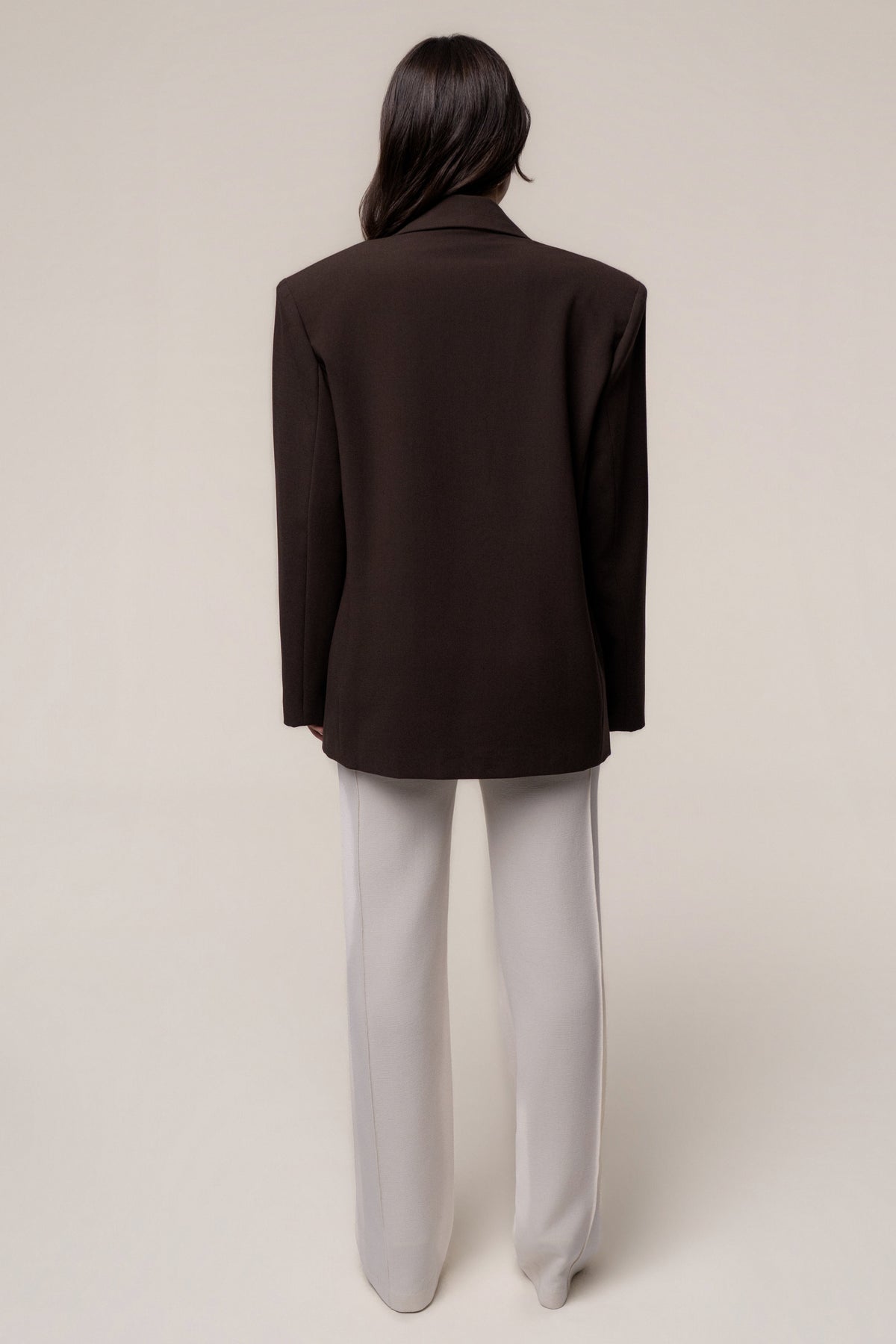 Chocolate Core Standard Double Breasted Blazer