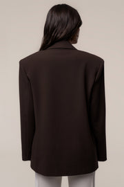 Chocolate Core Standard Double Breasted Blazer