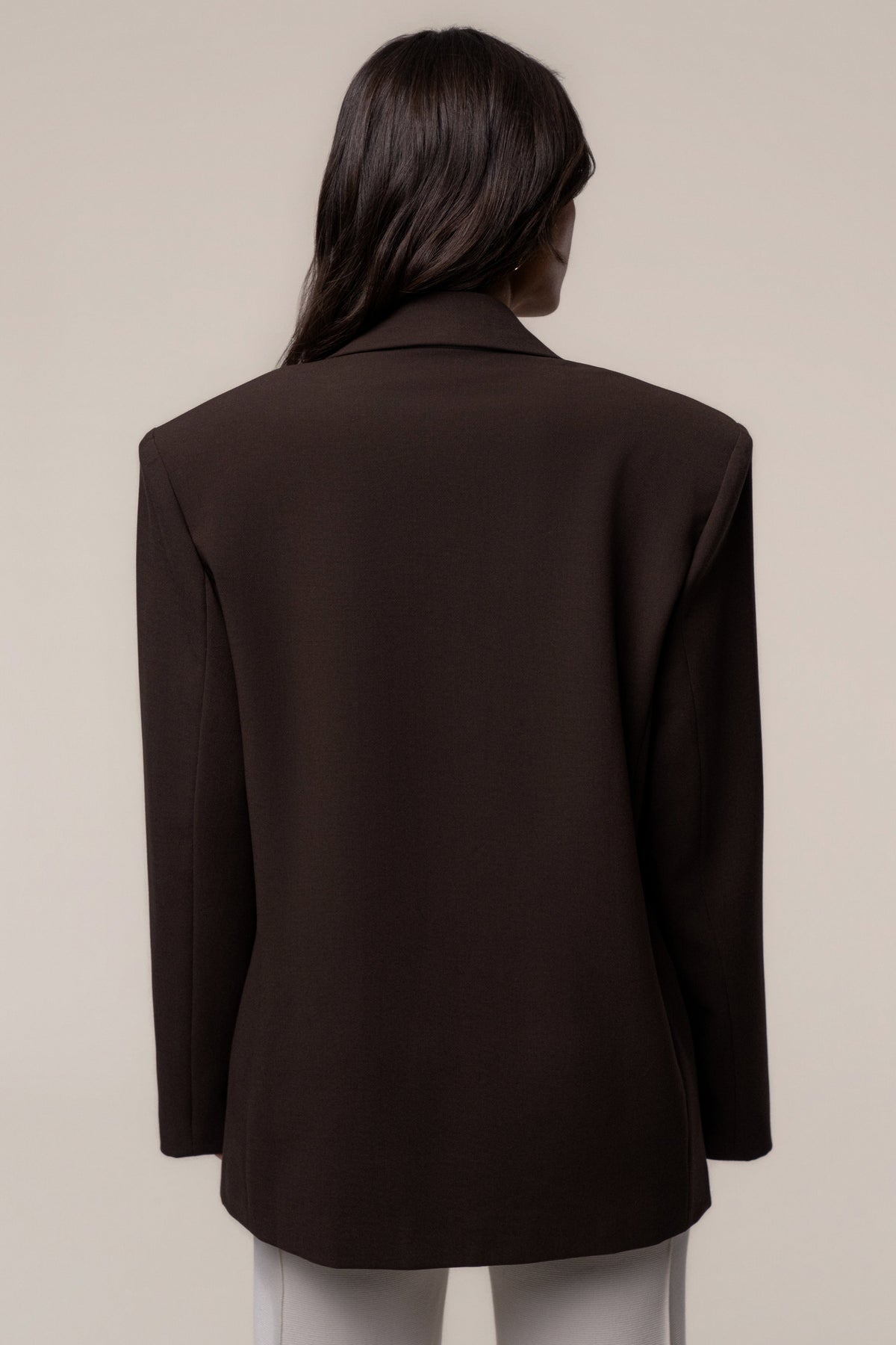 Chocolate Core Standard Double Breasted Blazer
