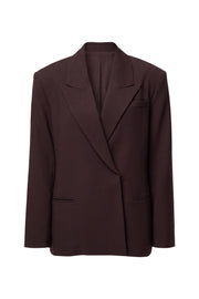 Chocolate Core Standard Double Breasted Blazer
