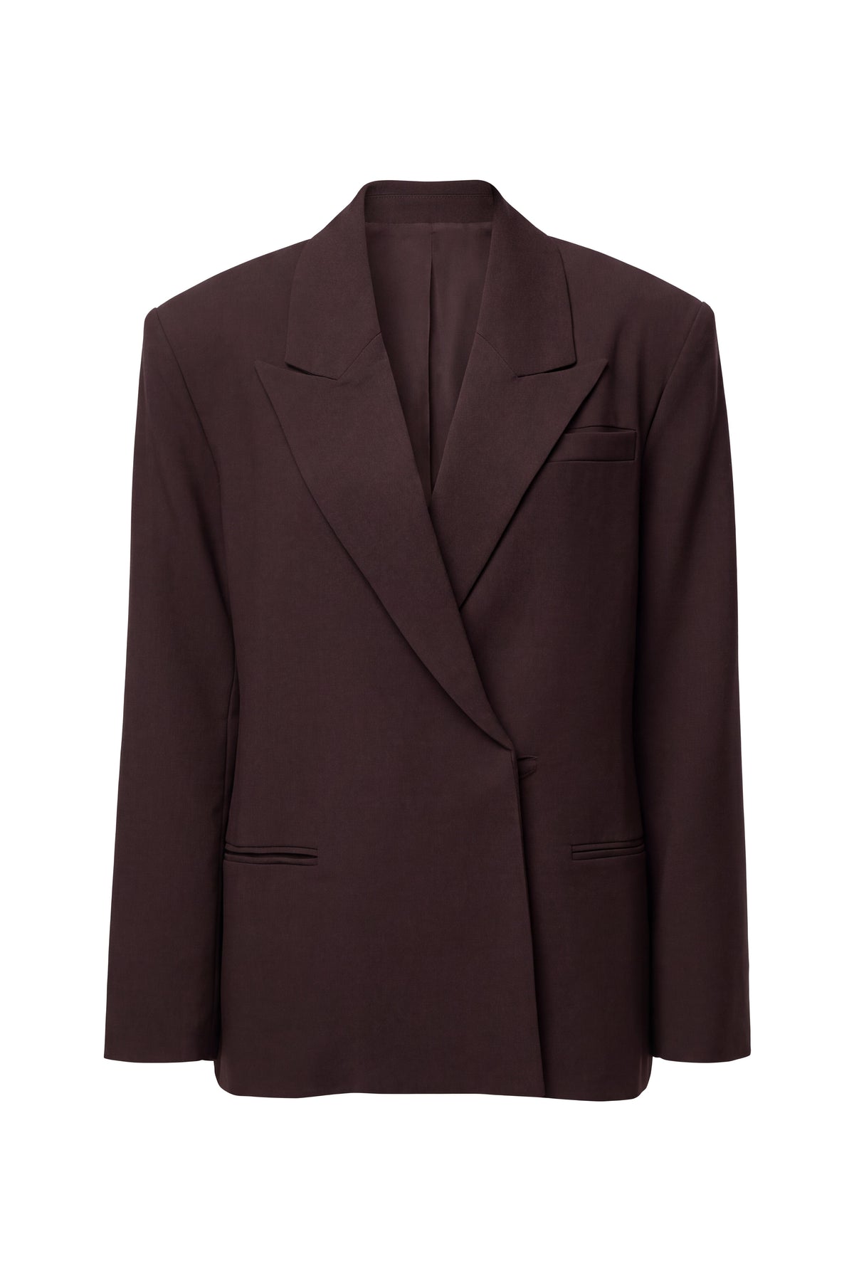 Chocolate Core Standard Double Breasted Blazer