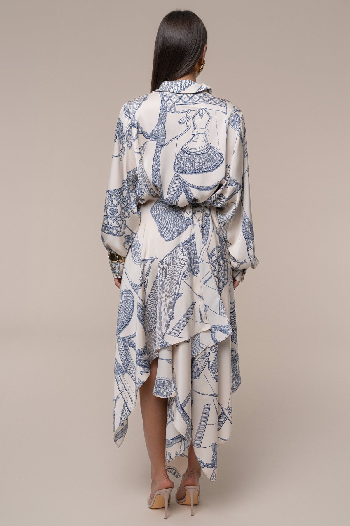 Ivory Print Ameena Print Skirt Set