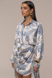 Ivory Print Ameena Print Skirt Set