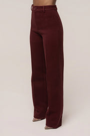 Burgundy Stay Sharp Trouser
