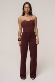Burgundy Stay Sharp Trouser