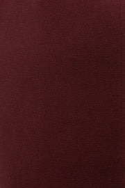 Burgundy Gisele Slit Skirt