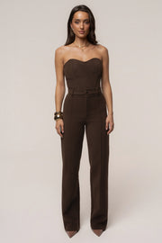 Chocolate All You Need Woven Corset