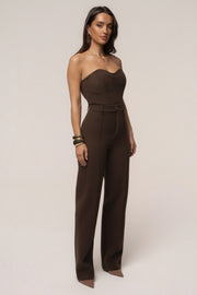Chocolate All You Need Woven Corset