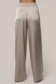 Beige Sunny Day Drawstring Pants