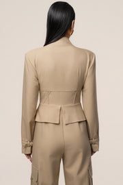 Stone Day Off Cargo Jumpsuit