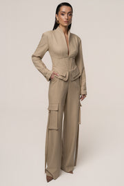 Stone Day Off Cargo Jumpsuit