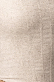 Natural Fenix Reversible Linen Corset