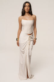 Natural Fenix Reversible Linen Corset