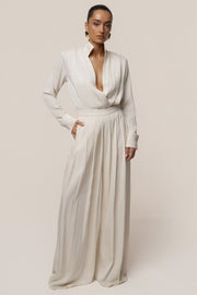 Buttercream Visionary Pleated Bodysuit