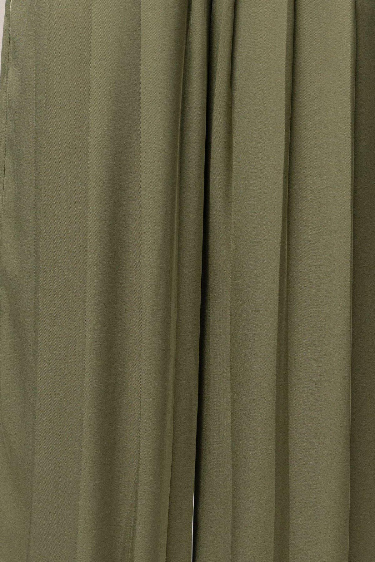Olive Clara Wide Leg Pleated Trousers