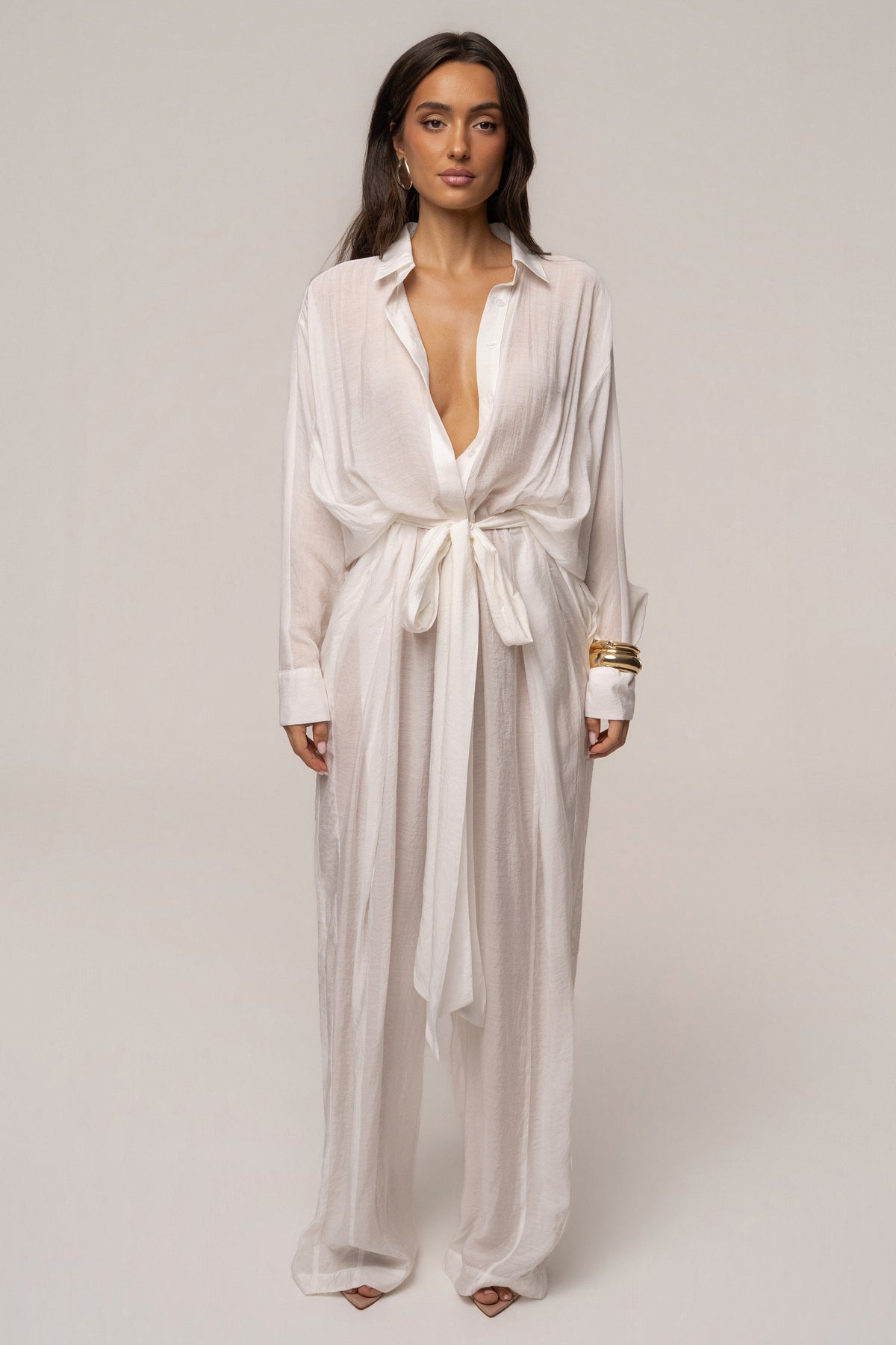 Ivory Soho Tailored Jumpsuit