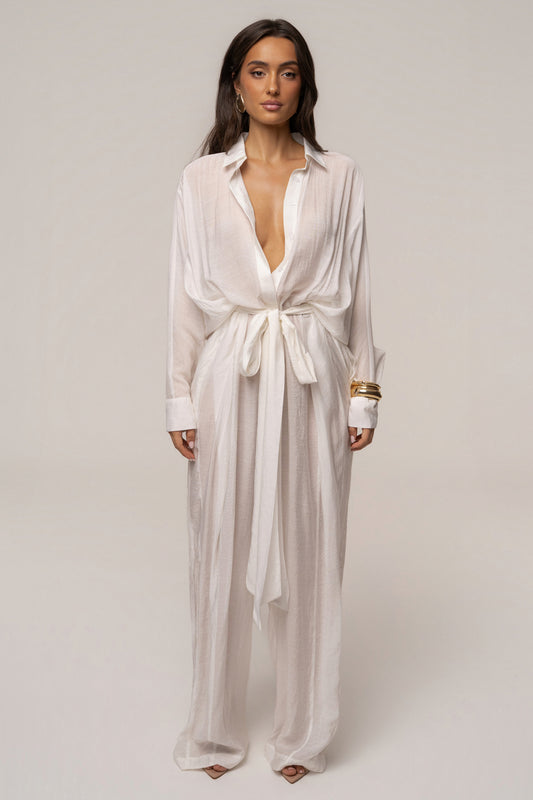 Ivory Soho Tailored Jumpsuit