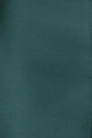 Emerald Island Ease Collared Satin Top