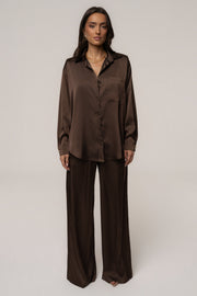 Chocolate Sunny Day Drawstring Pants