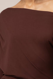 Brown Winter Soirée Pant Set