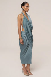 Seafoam Dolce Drape Dress