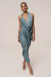 Seafoam Dolce Drape Dress