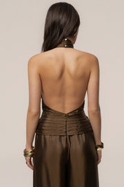 Olive Accent Jumpsuit