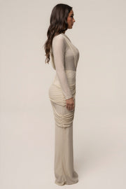 Ivory Paradise Hills Maxi Skirt