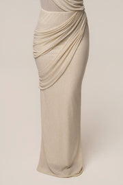 Ivory Paradise Hills Maxi Skirt