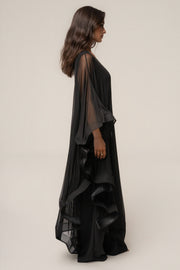 Black New Waves Jumpsuit