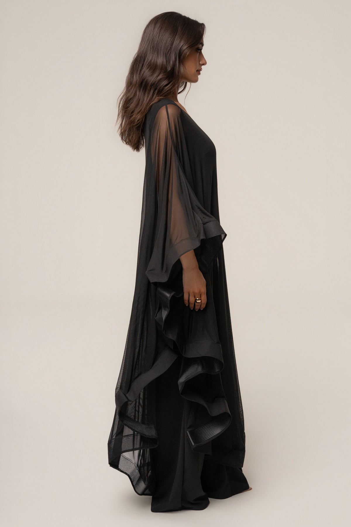Black New Waves Jumpsuit