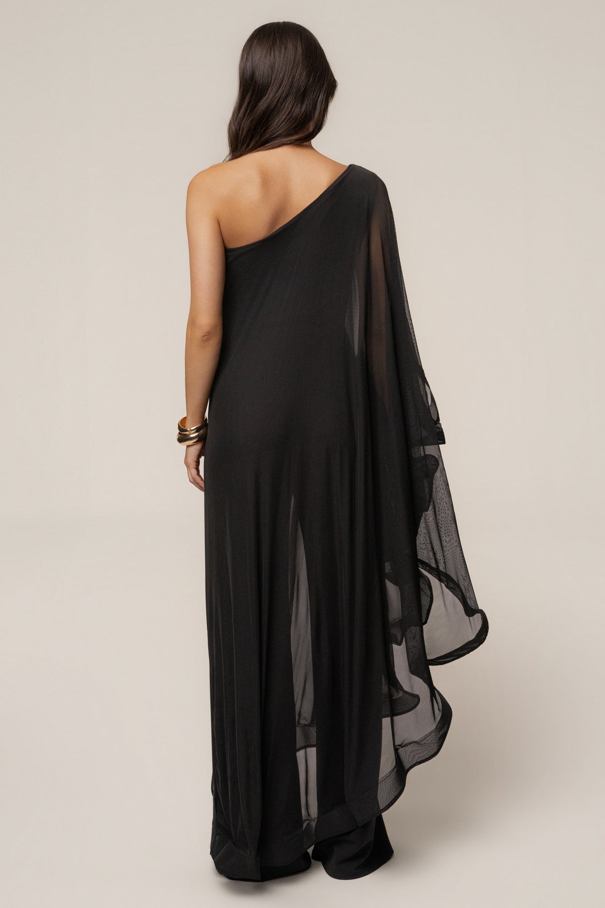 Black New Waves Jumpsuit