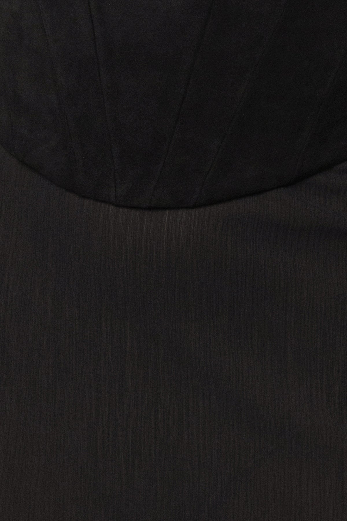Black Hourglass Suede Maxi Dress