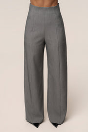 Heather Grey Power Move High Waist Trouser