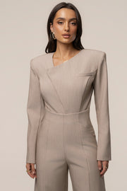 Heather Beige Power Move Bodysuit