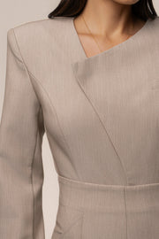 Heather Beige Power Move Bodysuit